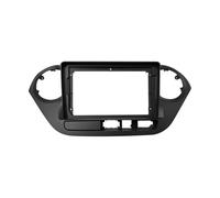 Panel estéreo Marco Fascia para Hyundai I10 2014 2015 2016~2017 Auto Stereo Dash Panel Facia Trim Bisel 9 "2 DIN Head Unit Car Radio Frame Kit(Solo Marco Izquierdo)