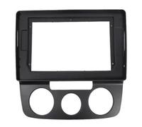 Panel estéreo Marco Fascia para VW para Bora 2009 2010 2011 2012-2012 Adaptador Fascia Marco Automóvil 10 Pulgadas Kit Panel Ajuste Tablero Radio Caja Canbus(Sólo fotograma 1)