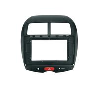 Panel Estéreo Panel Frontal para DVD 10,1 Pulgadas Doble DIN para Salpicadero Y Radio Coche para Mitsubishi ASX RVR para Outlander 2010-2016(Only Frame)