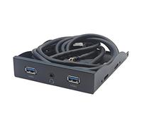 Panel frontal de bahía de disquete de escritorio de 3,5 pulgadas con 2 conectores USB 3.0
