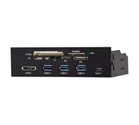 Panel frontal de lector de tarjetas USB 3.0 integrado con diseño de velocidad rápida de 5 Gbps para un fácil acceso y compatibilidad con múltiples tarjetas