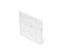Panel frontal Digitus para módulo Keystone blanco sin tornillos 80x80 mm