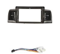 Panel frontal para radio de coche 2DIN de 9 pulgadas compatible con TOYOTA Corolla EX 2007-2012. Incluye marco para estéreo y cable de alimentación. Consola central del coche Panel(Frame outlet Cable)
