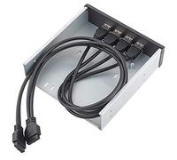 Panel Frontal USB, Controlador de Disco de Disco de HUB USB 3.0 de Alta Velocidad de 20 Pines y 4 Puertos, Interfaz de 20 Pines, Soporte para Dispositivo 3.0/2.0/1.1, Plug and