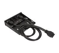 Panel Frontal USB, Panel Frontal USB 3.0 Compatible con Conexión en Caliente de 3,5 Pulgadas para Office