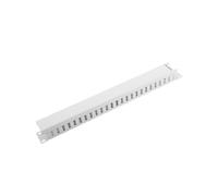 ORGANIZADOR DE CABLES LANBERG METALICO 1U TIPO A RACK 19 GRIS