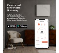 Panel infrarrojo MarmoHeat | 420 W | 6 - 12 m² | Diseño mármol | 70 cm x 63 cm Klarstein