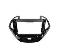 Panel Instalación Fascia Radio para Figo para Aspir 2015-2020 Kit Marco Placa Frontal Bisel Estéreo 2 DIN Marco Radio Coche(Frame Black E)