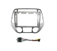 Panel instrumentos automotrices Panel Radio Fascia 9 Pulgadas Kit Tablero Instalación Consola Facia Adaptador Bisel Placa Embellecedora Para HYUNDAI I20 I-20 2012-2014(Frame Cable MT B)