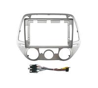 Panel instrumentos automotrices Panel Radio Fascia 9 Pulgadas Kit Tablero Instalación Consola Facia Adaptador Bisel Placa Embellecedora Para HYUNDAI I20 I-20 2012-2014(Frame Cable MT A)