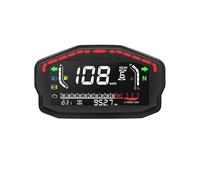 Panel instrumentos digital para motocicleta velocímetro odómetro y tacómetro de 0 a 14 000 rpm para la mayoría los motores para 1, 2 4 cilindros