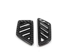 Panel Interior Coche Embellecedor Botón Para Interruptor Elevalunas Coche Marco Panel Reposabrazos Puerta ABS Fibra Carbono Para Peugeot 3008 GT 2017-2021 Coche Interior Adhesivo(Air outlet)