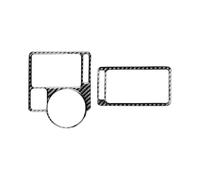 Panel Interior Coche Embellecedor Salida Aire Acondicionado Salpicadero Coche Para VW Para Golf 4 Para Jetta Para Bora MK4 R32 Para GTI 1999-2004 Coche Interior Adhesivo(Side 2Piece LHD)
