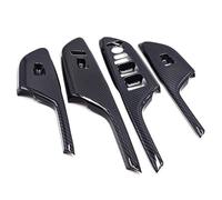 Panel Interior Coche Para Civic 10.º 2017-2018 2019-2020 Reposabrazos Interior Puerta Botón Vidrio Pegatinas Decorativas Suministros Modificación Coche Interior Adhesivo