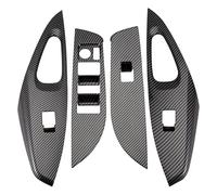 Panel Interior Coche Para Toyota Para Corolla 2019-2022 Reposabrazos Puerta Coche Ventana Botón Elevación Interruptor Control Cubierta Panel Coche Interior Adhesivo(LHD)