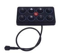 Panel interruptor de pandillas caja control táctil LED automático automático relé electrónico caja interruptor táctil universal para camiones VTV UTV barco SUV