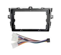 Panel Kit Panel A Juego para Consola Central Radio Arnés Marco Moldura Fascia Adaptador Cable para Corolla 2006-2013