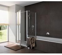 Panel lateral de coral corto para S3 y FT2 myDay WK 80 785-805x1750mm, VB00608017DP1, Cabinas de ducha: Marco: Plata pulida, Vidrio: ESG GlasPlus