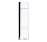 Panel lateral de mensaje en el monitor - Soporte de notas montado en pantalla, tablero de recordatorios grabable, accesorios de organización de escritorio, área de planificación de acceso rápido | Uso
