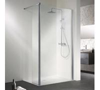 Panel lateral HSK Easy Walk In con elemento giratorio, 120(c) x 35(b) cm, tope a la derecha, 1271200-R-41-120, Cabinas de ducha: Aspecto cromado: Vidrio real TwinSeal