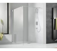 Panel lateral HSK K2, para K2.01 - K2.32, sin marco, K2.79, tamaño: hasta 100,0 x 200,0 cm, tope derecho, K2.79-R-41-120, Cabinas de ducha: Aspecto cromado: Vidrio real TwinSeal