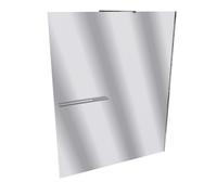 Panel lateral HÜPPE Seamlite de 4 esquinas, independiente, a medida, anchura: 120,1-160 alto: 20-200 cm, vidrio de 8 mm, HS0282092381, Cabinas de ducha: Color de perfil plata cristal de alto brillo ES