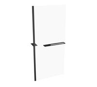 Panel lateral HÜPPE Select+, independiente, espesor de vidrio de 10 mm,...