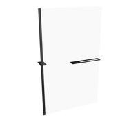 Panel lateral HÜPPE Select+ independiente, grosor de vidrio de 10 mm, anchura 1200 mm, SL0105123321, Cabinas de ducha: Color de perfil Vidrio Black Edition ESG transparente