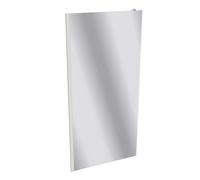 Panel lateral HÜPPE Xtensa pure, para solución en L/cabina en U, anchura 1000mm, alto 2000mm, XT1809182381, Cabinas de ducha: Color del perfil Edición en blanco Cristal ESG de espejo con antiplaca