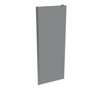 Panel lateral HÜPPE Xtensa pure, para solución en L/cabina en U, anchura 800 mm, alto 2000 mm, XT1807069368, Cabinas de ducha: Color del perfil plata alto brillo Vidrio ESG gris con ANTI-PLAQUE