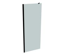 Panel lateral HÜPPE Xtensa pure, para solución en L/cabina en U, anchura 800 mm, alto 2000 mm, XT1807123348, Cabinas de ducha: Color del perfil Negro Edición Vidrio ESG Arena Plus Serigrafía con ANTI-