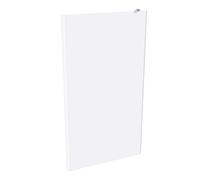 Panel lateral HÜPPE Xtensa pure, para solución en L/U-cabina, sobre bañera, a medida, An 200-1100mm, Al 400-1800mm, XT1882182321, Cabinas de ducha: Color del perfil Edición en blanco Cristal ESG trans