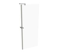 Panel lateral independiente HÜPPE Select+, barra de estabilización, grosor del vidrio 6 mm, anchura 800 mm, SL0212087321, Cabinas de ducha: Color de perfil plata mate ESG clear