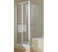 Panel lateral Kermi IBIZA 2000 TBD 08018, I2TBD080181PK, Color: Silver Matt Gloss Real Glass clear Clean
