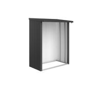 Panel lateral leñero 150 gris dcha. parte conjunto