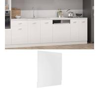 Panel Lavavajillas Lyon Blanco 59,5 x 3 x 67 cm de madera multicapa | Madera contrachapada, color blanco, diseño simple, fácil de limpiar con un paño húmedo, gama Lyon
