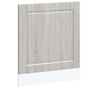 Panel Lavavajillas Porto Gris Sonoma 60 x 1,5 x 57 cm aglomerado | Conglomerado resistente a la humedad, superficie lisa, fácil limpieza, diseño atemporal, gama Porto, protege lavavajillas