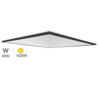Panel LED 60x60cm 220VAC 40W 4000K 4200Lm (Marco Negro) - UBARI