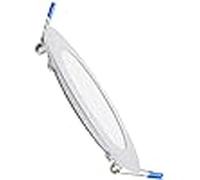 Panel LED circular 6W 4500K, panel LED slim, panel de techo redondo, downlight. Ideal para iluminación moderna y eficiente.