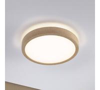 Panel LED Cosara de Paulmann, Ø 30 cm, beige, IP44, 3000 K