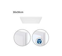 Panel led cuadrado aluminio color blanco serie voltaire 30cm