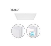 Panel led cuadrado aluminio color blanco serie voltaire 40cm