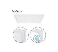 Panel led cuadrado aluminio color blanco serie voltaire 50cm