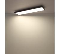 Panel led de interior rectangular gris doro 2300 lm color luz regulable 30 cm