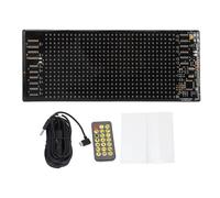 Panel LED de píxeles, 17,2 x 7,1 cm, impermeable, flexible, placa de identificación, programable, control de aplicación, mensaje digital, scrolling sign personalizado, letrero luminoso para fiestas de