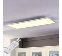 Panel LED Lindby Livel, CCT, 120 cm x 30 cm, control remoto