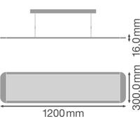 Panel LED PANEL D/I 1200 36W 4000K UGR19 4058075144620