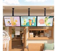 Panel LED Para Menús Digitales - Diseño Delgado, LED De Alto Rendimiento, Orientación Horizontal/Vertical, Fijación En Pared/Techo Para Pizzerías Y Bares(3PCS,50 * 70cm)