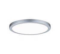 Panel LED Paulmann Atria 300 mm, 19 W, 4000 K, cromo mate | Iluminación uniforme de la estancia, diseño plano, para montaje en pared y techo, IP20, luz blanca neutra