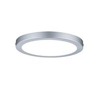 Panel LED Paulmann Atria de 220 mm, 15 W, 4000 K, cromo mate | Iluminación uniforme de la estancia, diseño plano, para montaje en techo y pared, IP20, con material de montaje